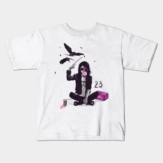 x-23 Kids T-Shirt by Susto